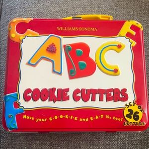 William Sonoma alphabet cookie cutter set